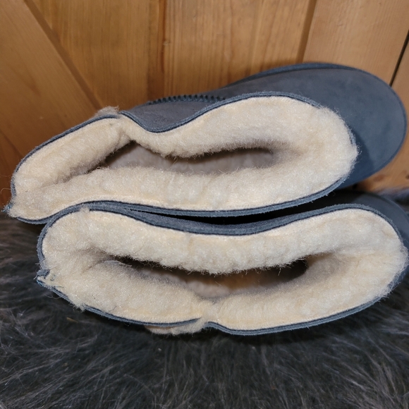 BEAR PAW Boot Womens Size 8 Fur Lined Bluish Gray - Picture 5 of 8